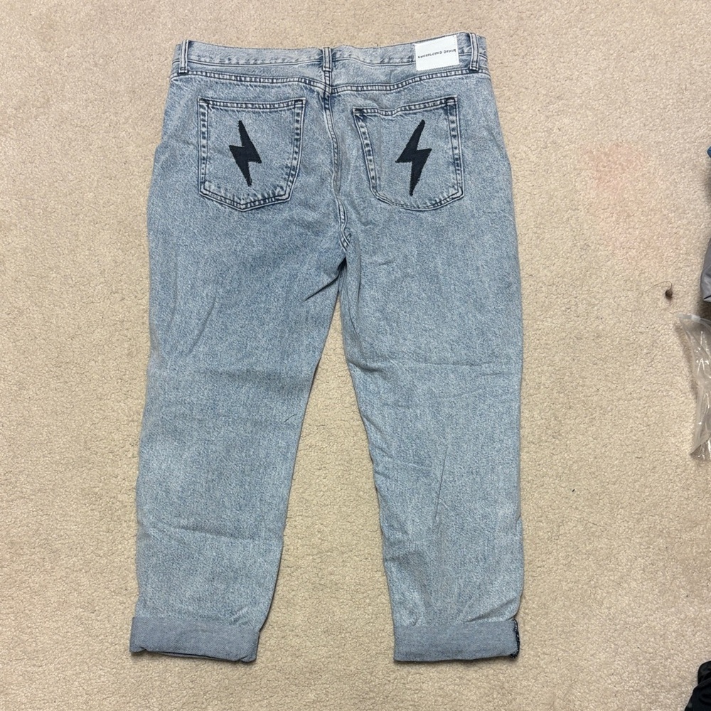 Unemployed Denim Light Blue Jeans - Picture 3 of 3